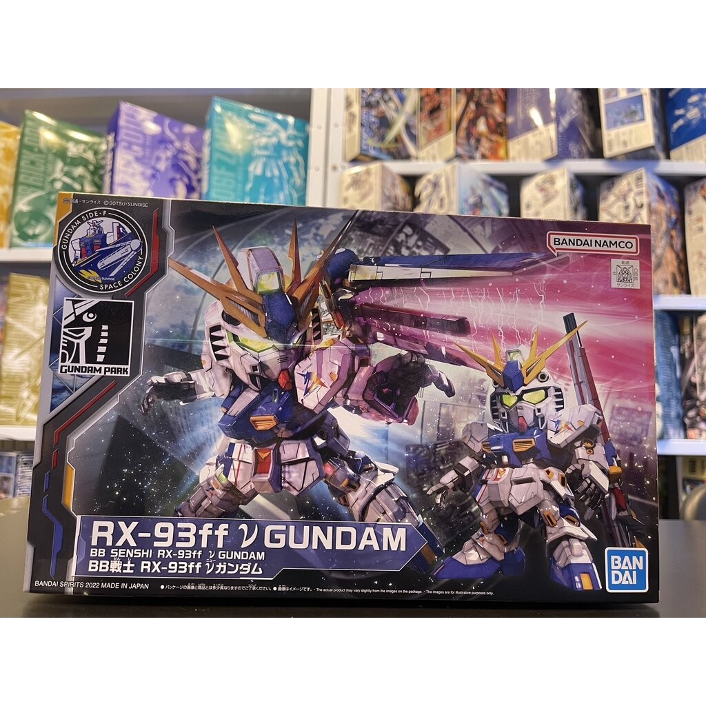 SD Gundam Side-F BB Senshi - RX-93ff Nu Gundam Bandai