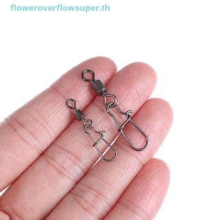 FSTH 200 ชิ้นสแตนเลส rolling หมุน Snap lure connector ตกปลาหมุน snap HH