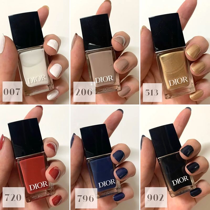 Dior Dior Nail Polish ยาทาเล็บสีสันสดใส 999 Dazzling Shining 331.