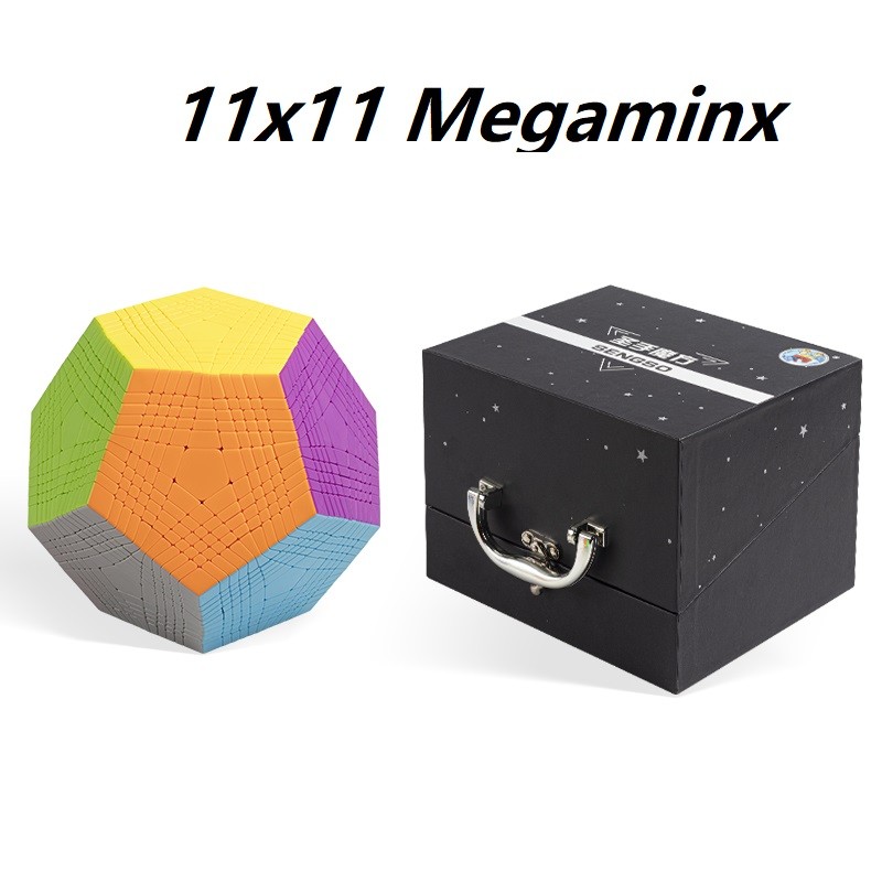 Shengshou Examinx Megaminx 11x11 SengSo Dodecahedron Magic Cube ของเล่นความเร็วปริศนา Megaminx 11x11