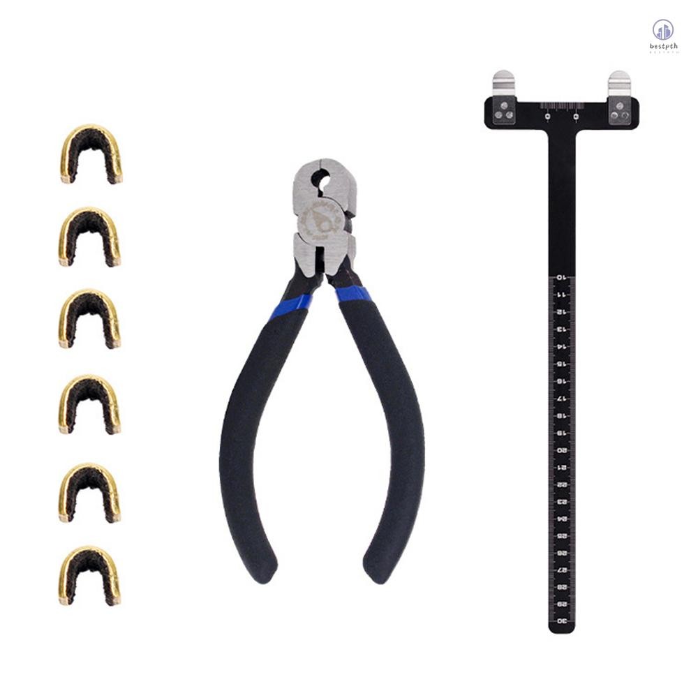 เครื่องมือปรับยิงธนู Bow String Noking Points คีม T Squares Tuning ไม้บรรทัดสําหรับ Recurve และ Compound Bowstring อุปกรณ์เสริม