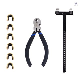 เครื่องมือปรับยิงธนู Bow String Noking Points คีม T Squares Tuning ไม้บรรทัดสําหรับ Recurve และ Compound Bowstring อุปกรณ์เสริม