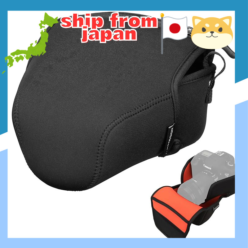 HAKUBA DSLR Camera Case Luft Design Slim Fit Camera Jacket L-90 Black DCS-03L90BK