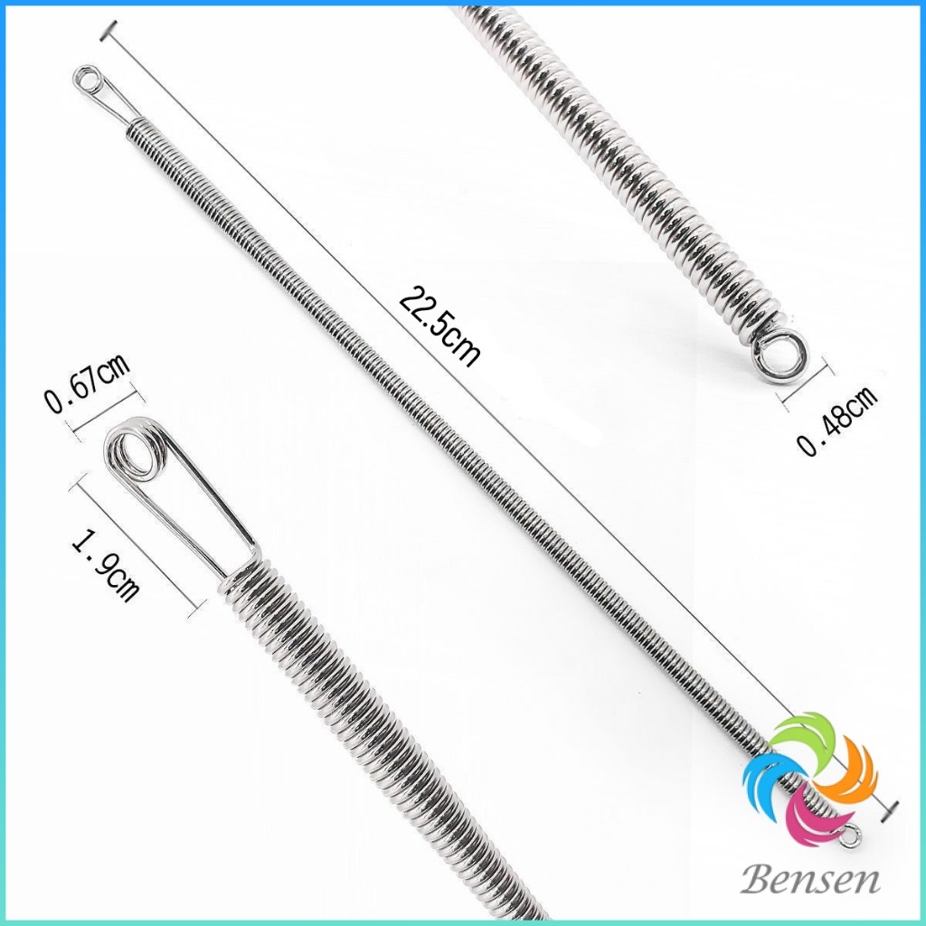 Bensen สปริงเข็มร้อยยางยืด เข็มร้อย  คลิปตะขอกลึงเชือก ดึงยางขอบกางเกง Rope Threading Tool - รูปที่ 5