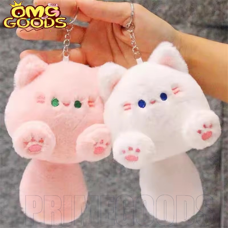 ตุ๊กตาแมวน่ารักตุ๊กตาจี้-ตุ๊กตาตุ๊กตาเสน่ห์พวงกุญแจ-สาวกระเป๋าเป้สะพายหลังพวงกุญแจยัดไส้-ตุ๊กตาสัตว์นุ่มกระเป๋าแมวน้อยจี้รถ-ของเล่นนุ่มคู่กระเ