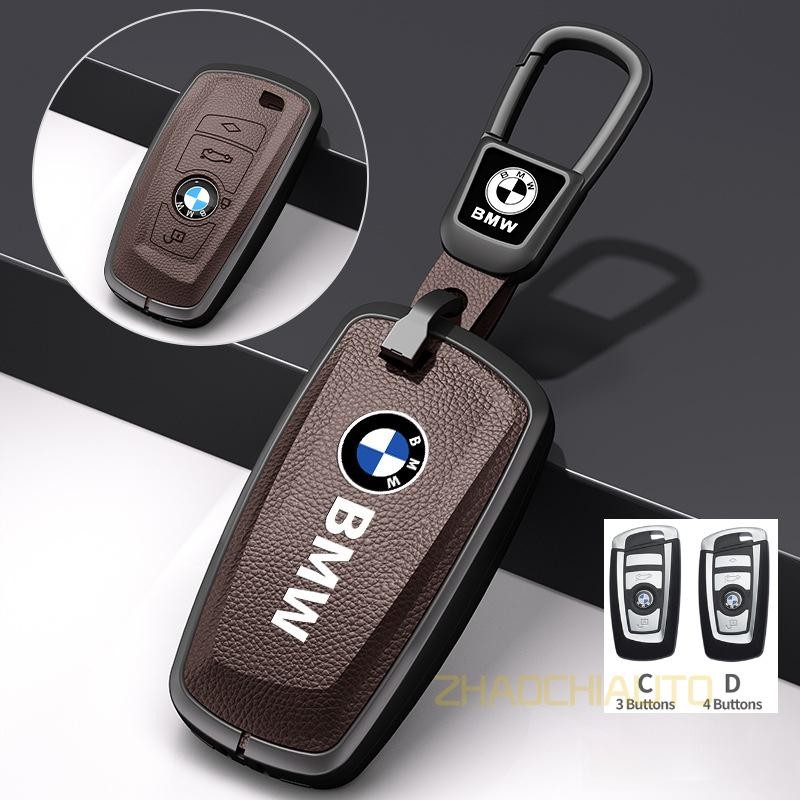 สังกะสีหนังกุญแจรถพวงกุญแจสําหรับ BMW 1 3 5 7 Series X1 X3 X4 X5 F10 F15 F16 F20 F30 F18 F25 M3 M4 E34