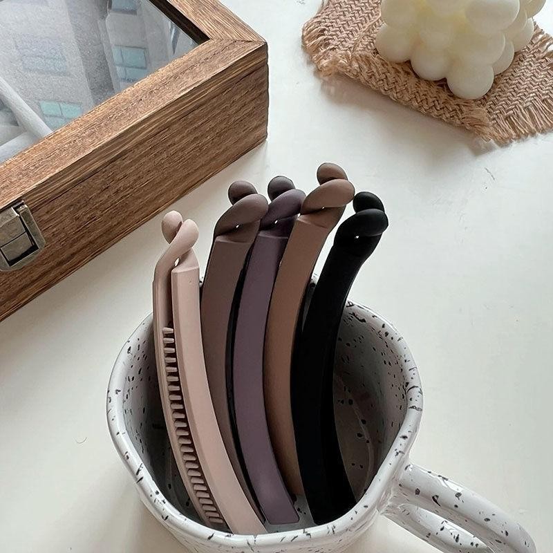 กล้วยคลิปผมหางม้าสูงแนวตั้งคลิปกลับหัวกิ๊บที่ไร้รอยต่อ