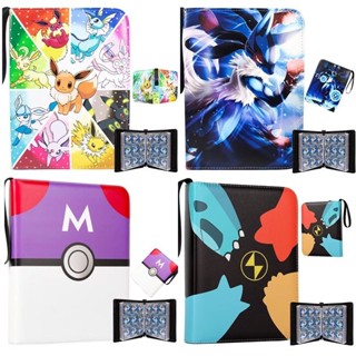 [ตัวเลือกต่างๆ] สมุดการ์ดสินค้าโปเกมอนอนิเมะ สมุดสะสมการ์ด ซ…