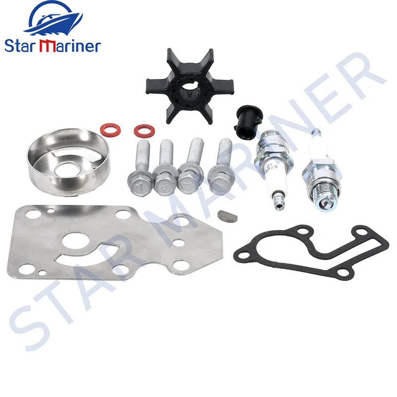 63v-w0078 ปั๊มน้ําใบพัดบริการชุดสําหรับ Yamaha 2/4T 9.9 15 20 HP Outboard 63V-W0078-00 01 02 พร้อม S