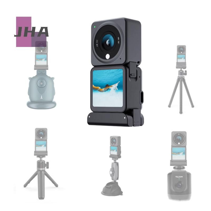 [JHA] ที่ยึดแม่เหล็กแบบพับได้สําหรับกล้องกีฬาสําหรับ DJI OSMO Action 5 Pro/4/3 Quick Release Adapter Extension Mount Base Accessories ใหม่