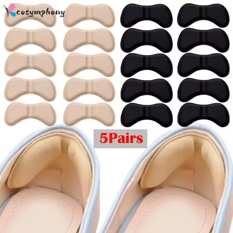 1/3/5 คู่ Pain Relief Anti-wear Heel Patch - Self-Adhesive รองเท้าใส่ Insoles - Feet Care Heel Protector Cushion Pad