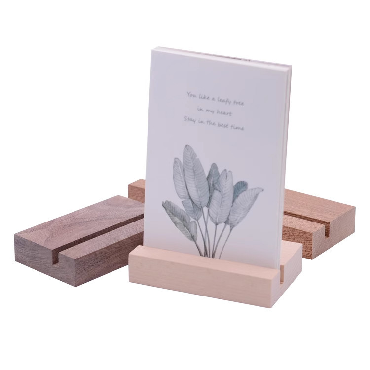 Featured ขาตั้งการ์ดปฏิทินรูปภาพ/ที่ใส่โน้ต ฐานไม้แข็งสำหรับใส่การ์ด - รูปที่ 7