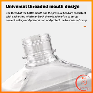 ขวดพลาสติก ขวดแก้ว ขวดหัวปั้ม ขวดน้ำเชื่อม ขวดน้ำมัน 1100/1600ml（10cc）