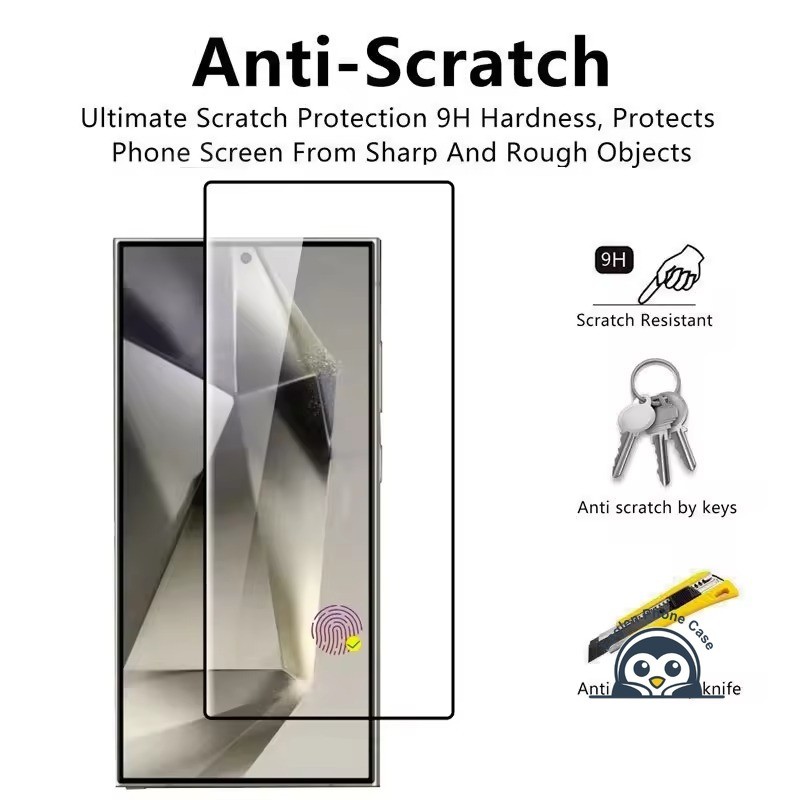 SAMSUNG 2PCSกระจกนิรภัยสําหรับSamsung Galaxy S25 Edge S24 S23 Plus Ultra FE A17 A16 F16 M16 A15 M15 