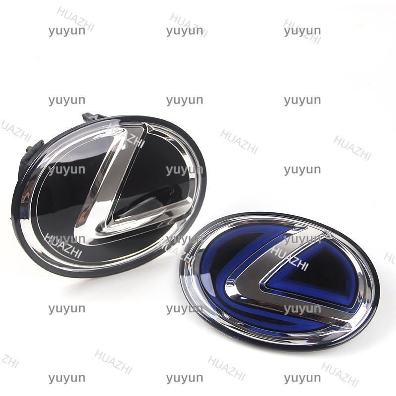 YY 16.3 ซม. Lexus gs200tis es CT LX LS NX GX โลโก้ด้านหน้าและด้านหลังกระจังหน้า trunk Crystal Logo