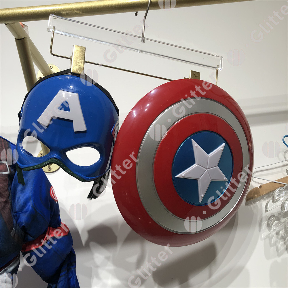 The Avengers กัปตันอเมริกาเครื่องแต่งกายสําหรับเด็ก Boy Super Hero Blue Muscle Light-Up Mask Sound Shield ชุดฮาโลวีนวันเกิด Party ชุด - รูปที่ 5