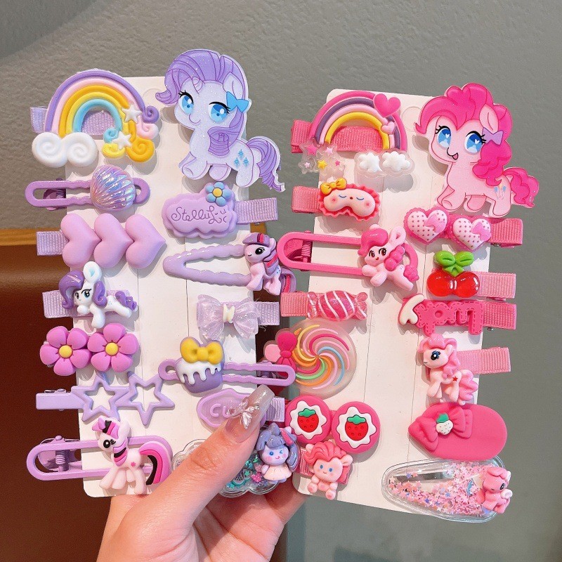 2025 กิ๊บติดผมเด็ก เครื่องประดับผม My Little Pony น่ารัก