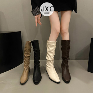 ฤดูหนาวชี้นิ้วเท้าแขนส้นรองเท้าแฟชั่น ปู่ สีทึบหนังระบายอากา…