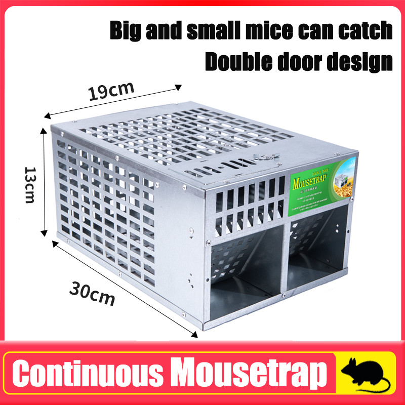 ⚡️สต็อกพร้อม⚡️กรงดักหนูหลายจับประสิทธิภาพสูงและนํากลับมาใช้ใหม่ได้