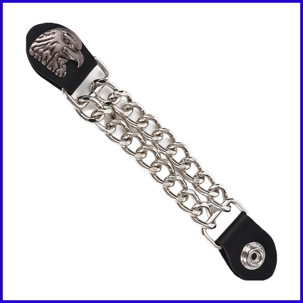 เสื้อกั๊ก Extender สําหรับผู้ชายรถจักรยานยนต์ 2nd Amendment เสื้อกั๊ก Extender พร้อมโซ่ 4pcs Unisex 