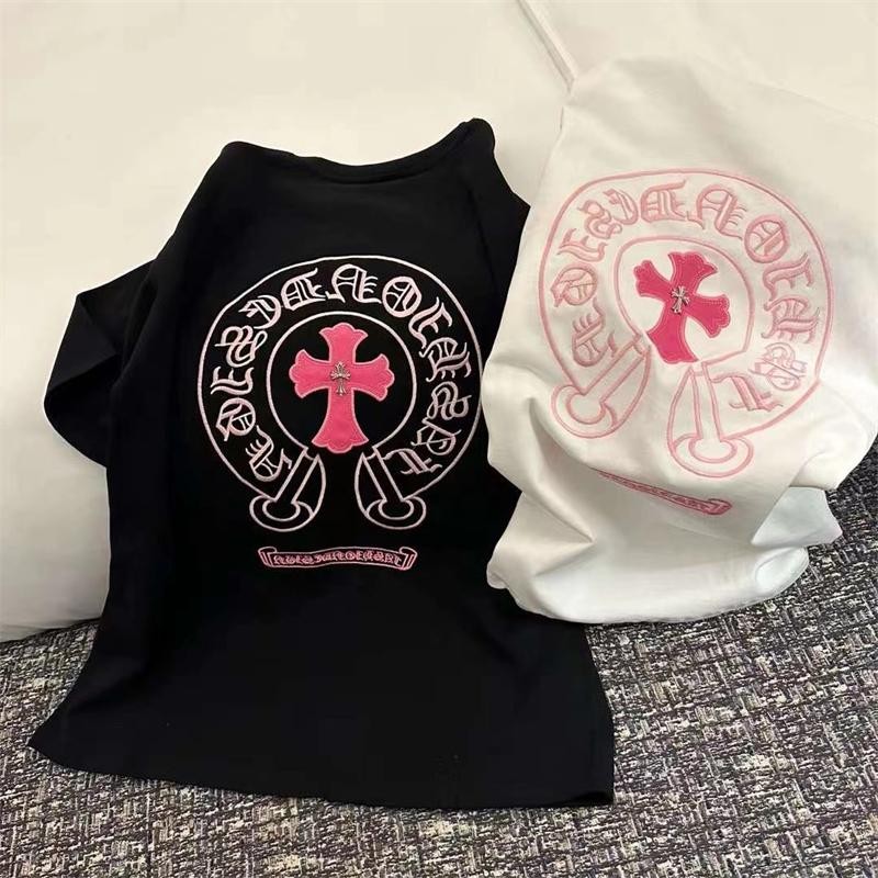 เกาหลี ผ้าฝ้าย100% เสื้อยืดแขนสั้น Oversize CMDXY0810 ผู้ชาย ผู้หญิง ลายทาง ตัวอักษร การ์ตูน หลวม ฤดูร้อน ฤดูใบไม้ผลิ