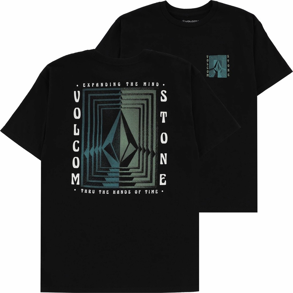 เสื้อยืดผู้ชาย Volcom แบบคลาสสิกแขนสั้น ผ้าฝ้าย 100% เหมาะสำหรับการแต่งตัวในทุกวันและการเดินทาง