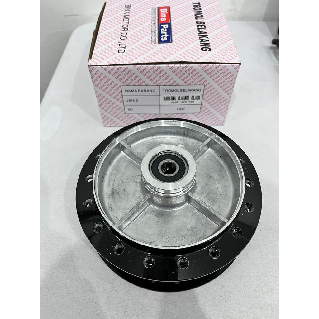 REAR DRUM PLUS BEARING KARISMA BLACK BINA PARTS