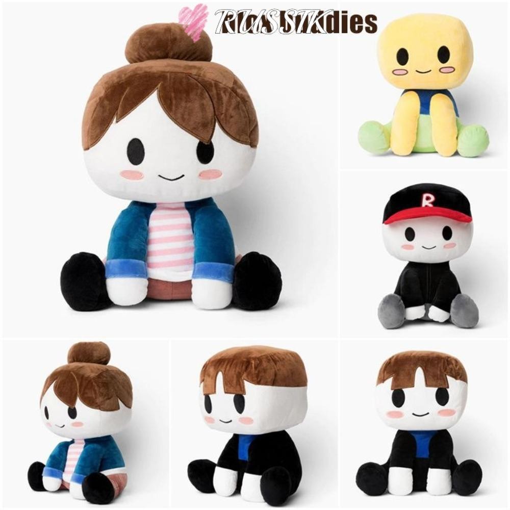 ROUSSIK Blox Buddies ของเล่นตุ๊กตา, Noob ตุ๊กตากอดยัดไส้นุ่ม, ของขวัญคริสต์มาส Plush Guest Buddy Rya