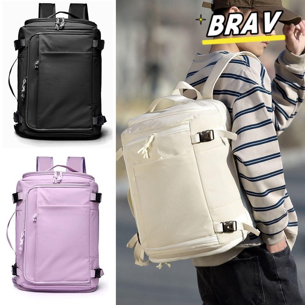 กระเป๋าเป้สะพายหลัง BRAV ความจุขนาดใหญ่ กันน้ำและเบาะบ่า สำหรับการเดินทางและใช้งานประจำวันของผู้หญิง