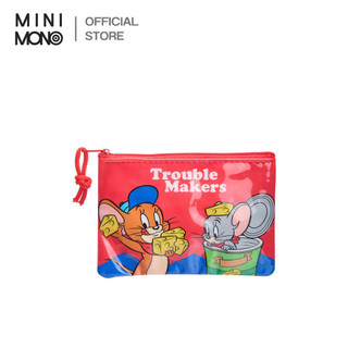 กระเป๋าใส่ของซิปรูด ขนาดเล็ก ลาย Tom and Jerry น่ารักพกพาง่าย