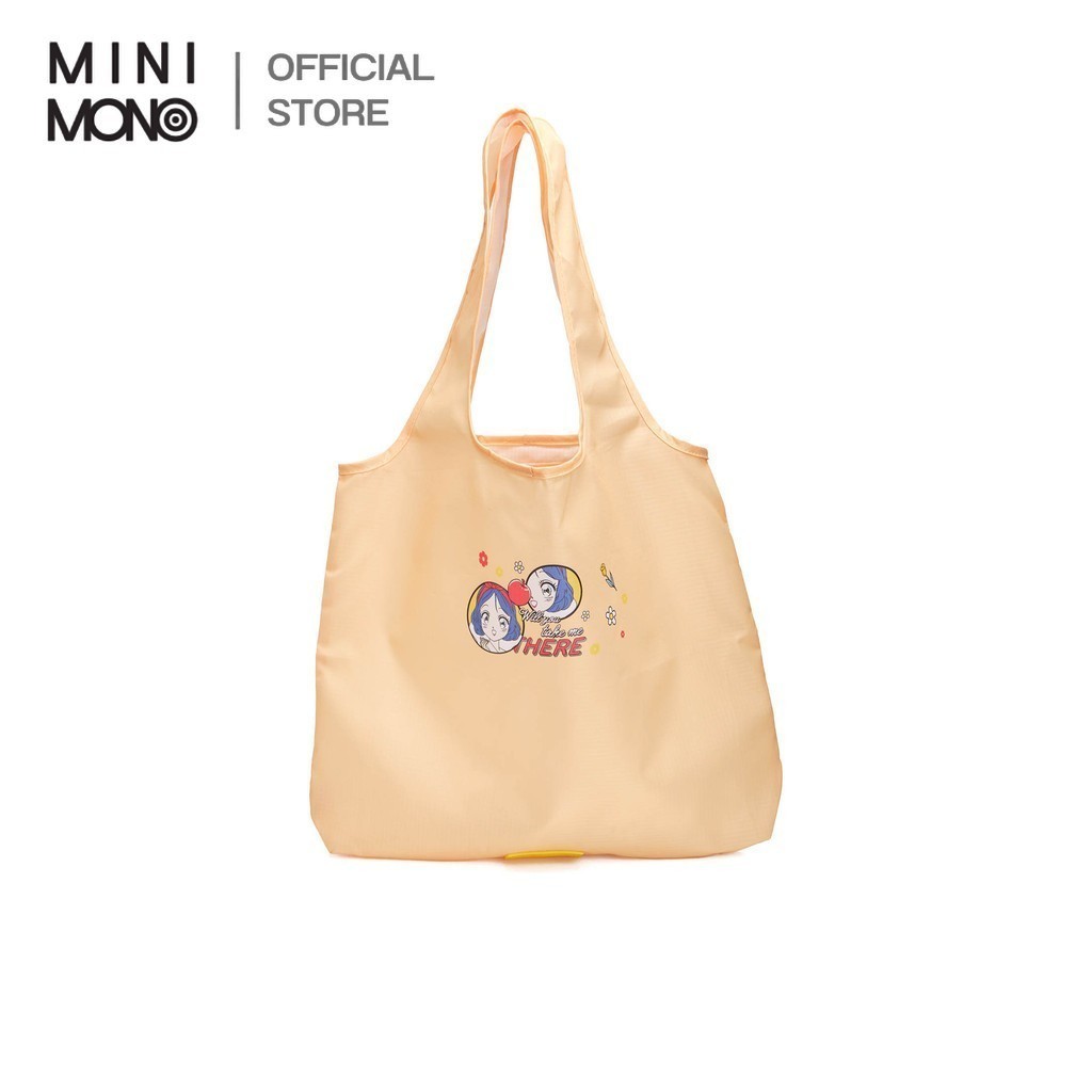 Mini Mono กระเป๋าช้อปปิ้งยูนิเซ็กส์ แบบพับได้ ลาย Disney Princess