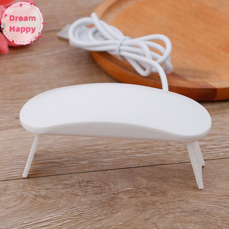 Dreamhappy 6W 80 ซม.Mini UV LED โคมไฟ USB ชาร์จเจล Polish Curing Machine เครื่องเป่าเล็บ TH