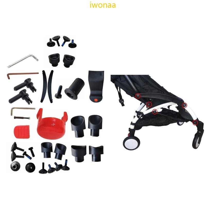 Iwo ชุดซ่อม Baby Carriages ชุดสกรูอะไหล่ทดแทนที่จําเป็นสําหรับ Yoyo Yoya