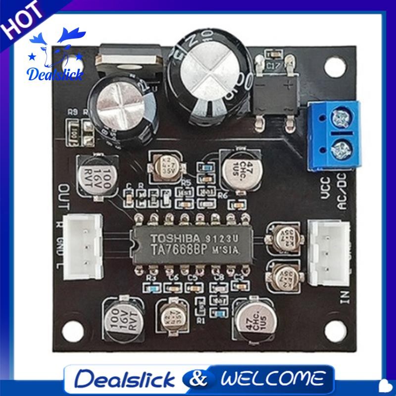 TA7668 เทปไดรฟ์ พรีแอมป์ เครื่องขยายเสียง เทปเด็ค บอร์ด หัวแม่เหล็ก พรีแอมป์ เครื่องบันทึกเสียง วิทย