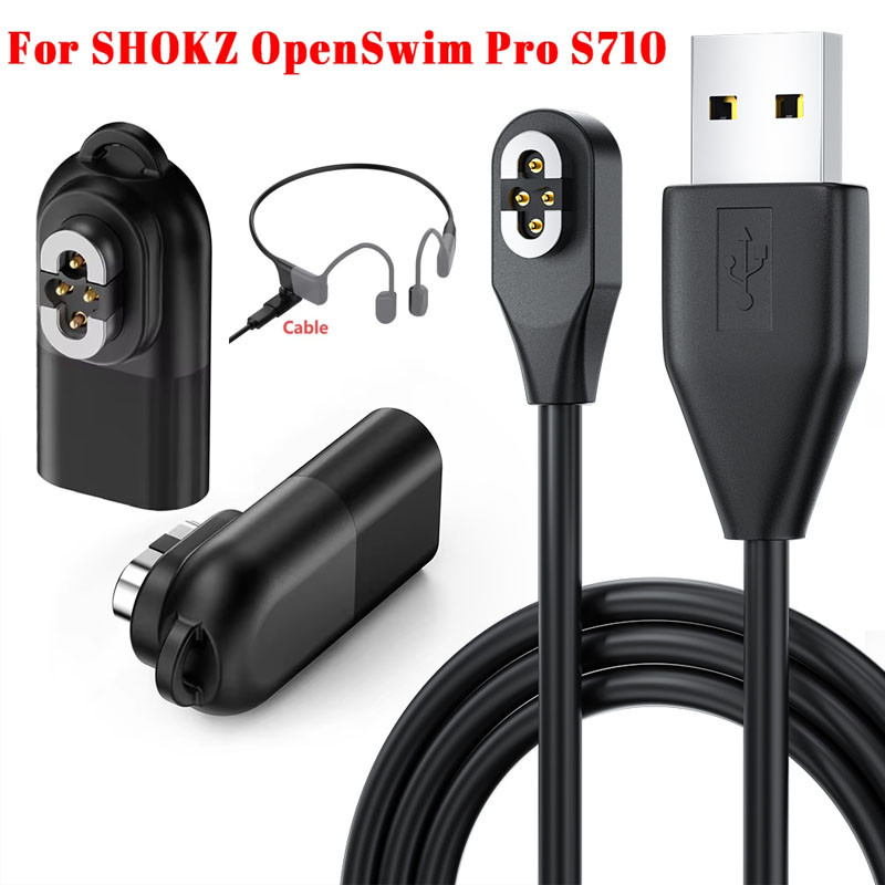 อะแดปเตอร์ชาร์จ USB สําหรับ Shokz OpenSwim Pro S710 สาย AdapterCharger Converter สําหรับ Shokz Charg