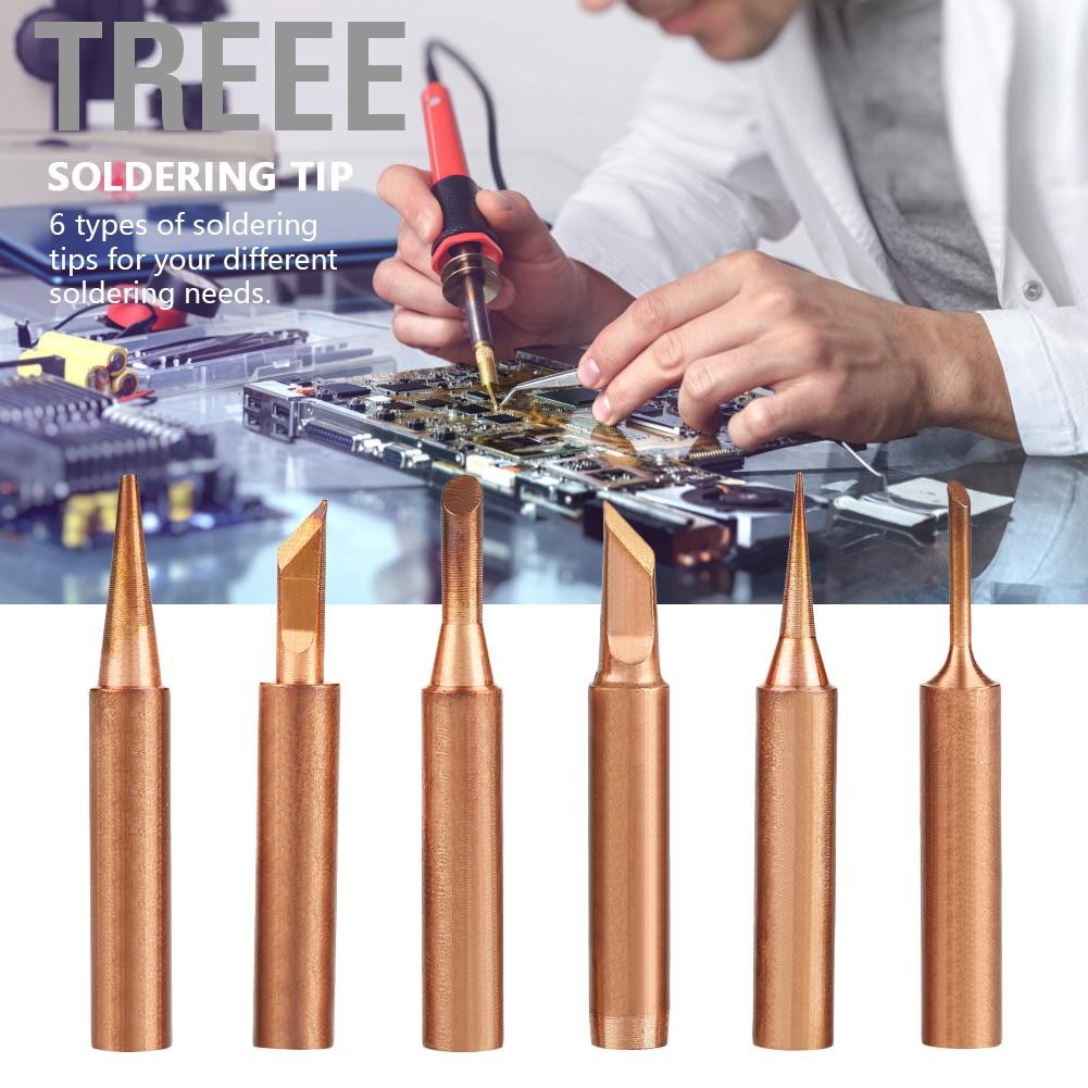 Treee 01 K SK 1C 3C B I Shape การประสาน Station Tip 6 ชิ้นฟรี