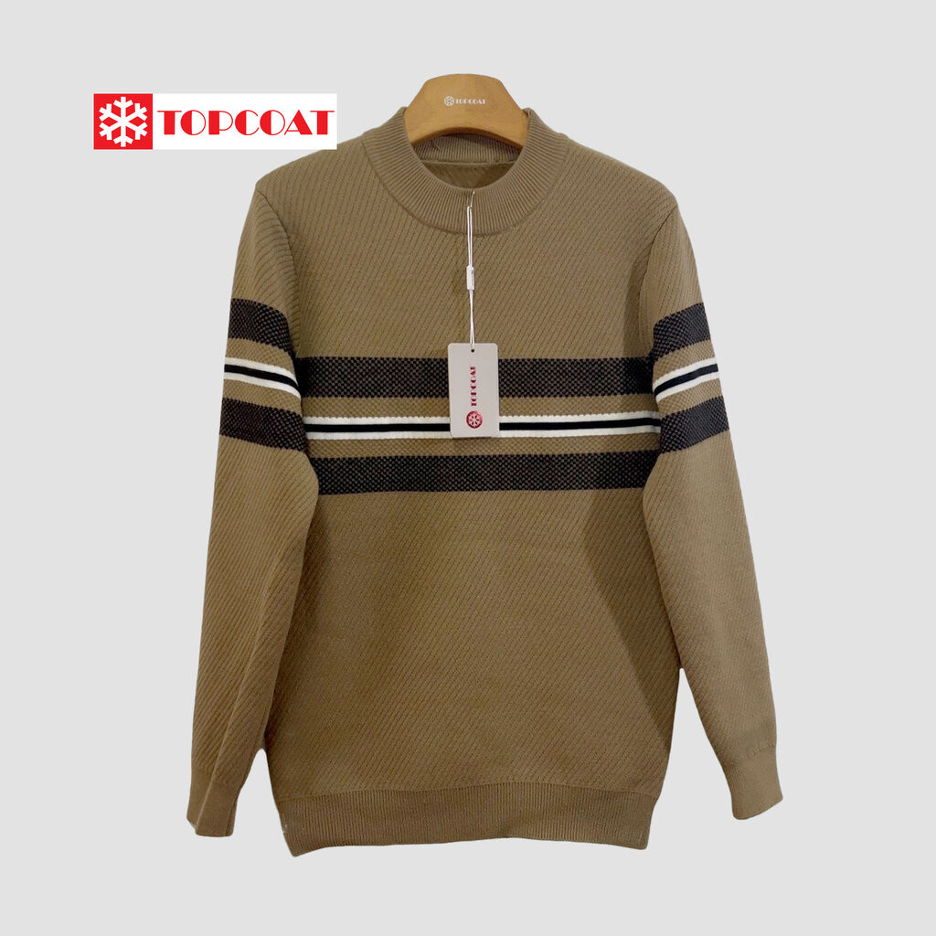 TOPCOAT เสื้อกันหนาวบุขนคอปีน จั้มเเขน จั้มเอว ใส่ได้ในอุณหภูมิสูงสุด 0 องศา Unisex (1 ตัว) Size : XL-4XL