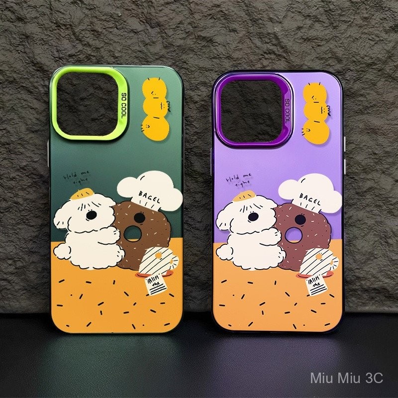 เคส iPhone น่ารักสำหรับลูกสุนัขที่ชอบคุกกี้สำหรับ iPhone 16 PROMAX XR 14 15 PROMAX เคสนิ่ม11PROMAX 12promax กันกระแทก14PLUS 7 8PLUS 11Pro กันลื่นกันสกปรก12 13pro XS 15pro 13PROMAX zjsi