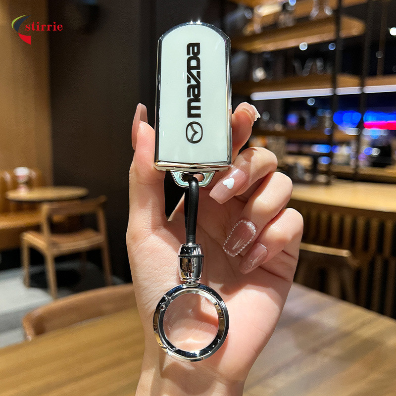 Tpu ฝาครอบกุญแจรถสําหรับ Mazda 2/3/5/6/RX8/MX5/CX3/CX5/CX7 2/3 ปุ่ม key Case Keyless สมาร์ท Entry key