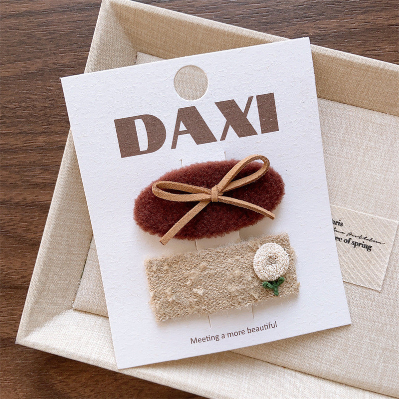 เกาหลีกาแฟโบว์กิ๊บสาวเรียบกิ๊บ