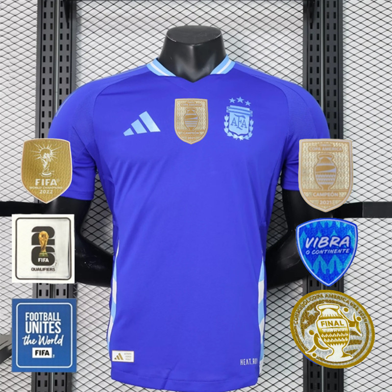 Player Edition 24/25 Argentina away เสื้อฟุตบอลผู้ชาย