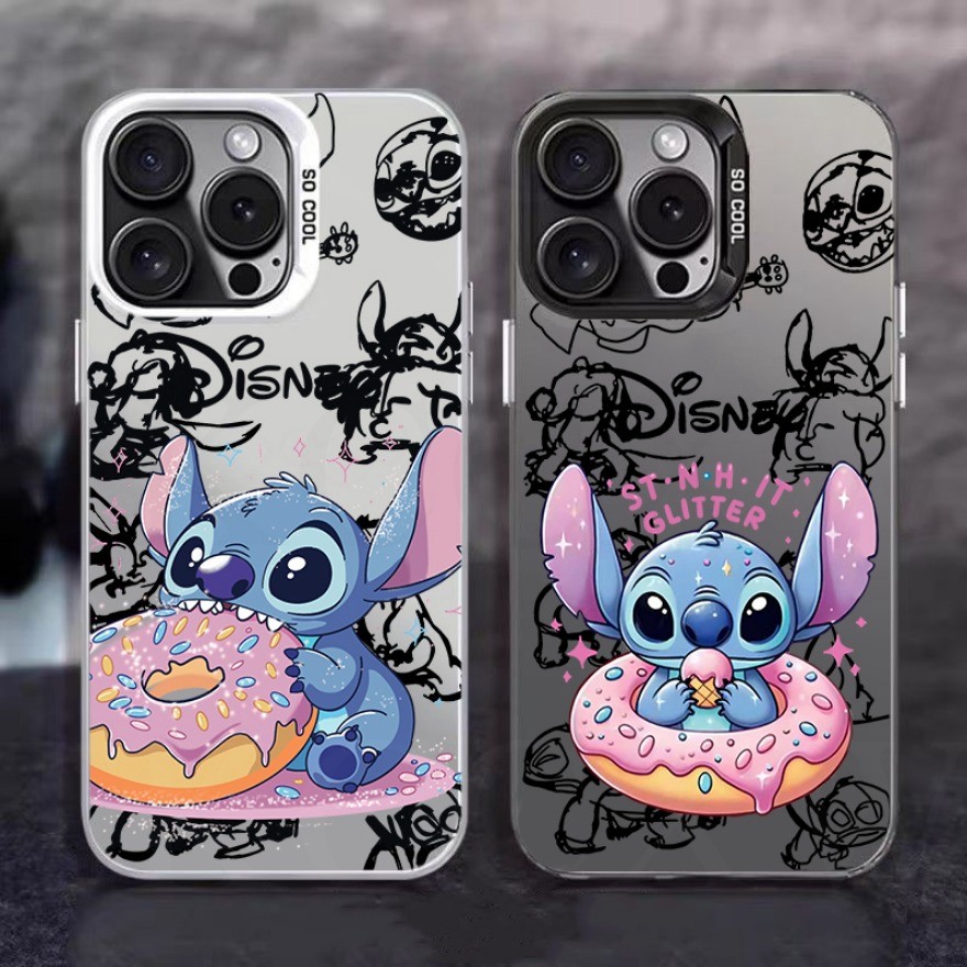 การ์ตูน Graffiti Donut น่ารัก Stitch IMD เคสโทรศัพท์สําหรับ Vivo V40 V30 V29 V27 V25 V23 Pro V30 Lite V29e V27e V25e V23e V20 Pro ปกหลัง