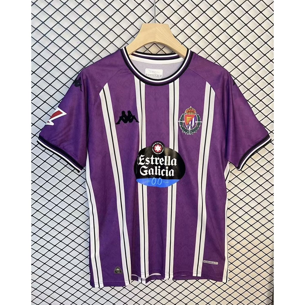 S-xxl 2425 เสื้อกีฬาฟุตบอลเหย้า Valladolid เสื้อแข่งเวอร์ชันพัดลมคุณภาพสูง