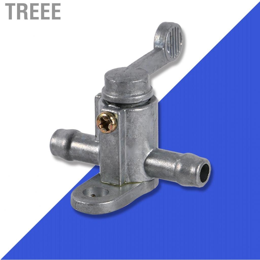 Treee 8mm 5/16 อินไลน์ถังน้ำมันเชื้อเพลิงรถจักรยานยนต์แตะเปิด/ปิดสวิตช์ Petcock สำหรับ Dirt Bike ATV Quad อะไหล่