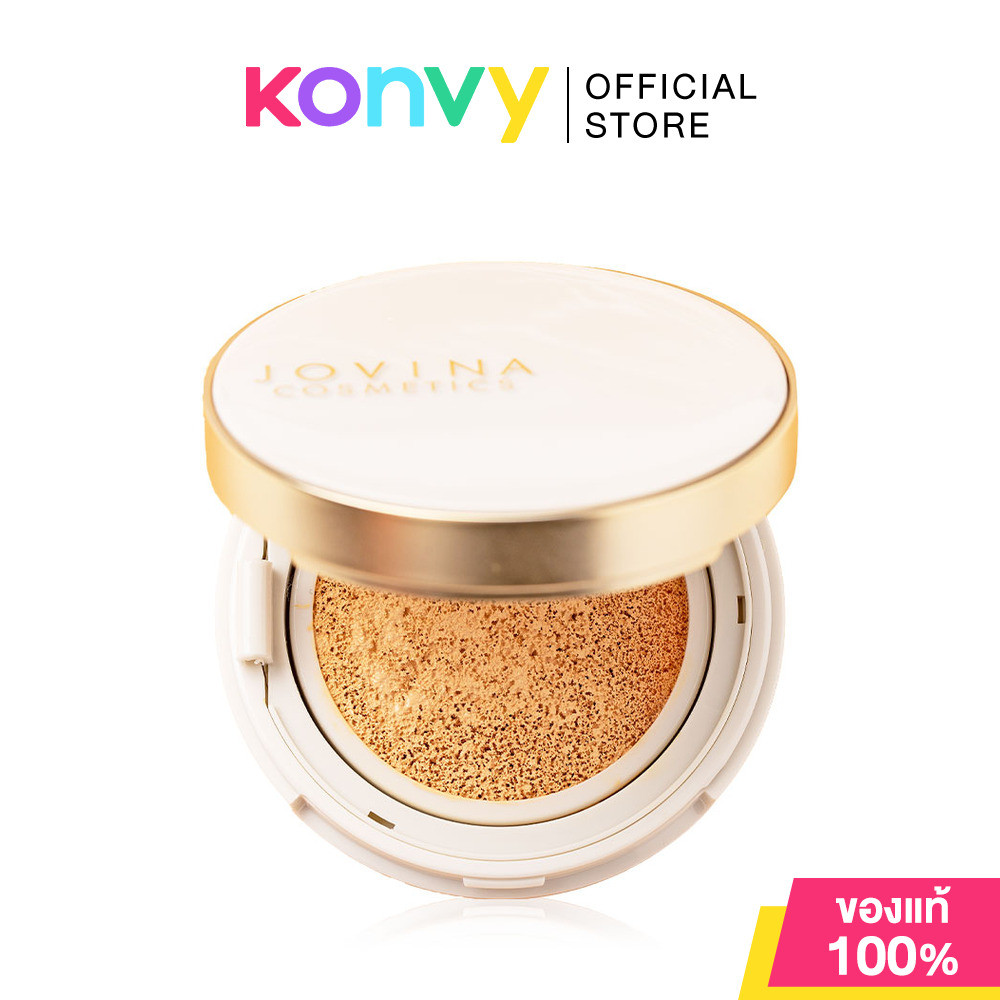 คุชชั่นโจวีน่า JOVINA COSMETICS Everyday Perfecting Cushion Long Wear SPF 25 PA+++ 15g.