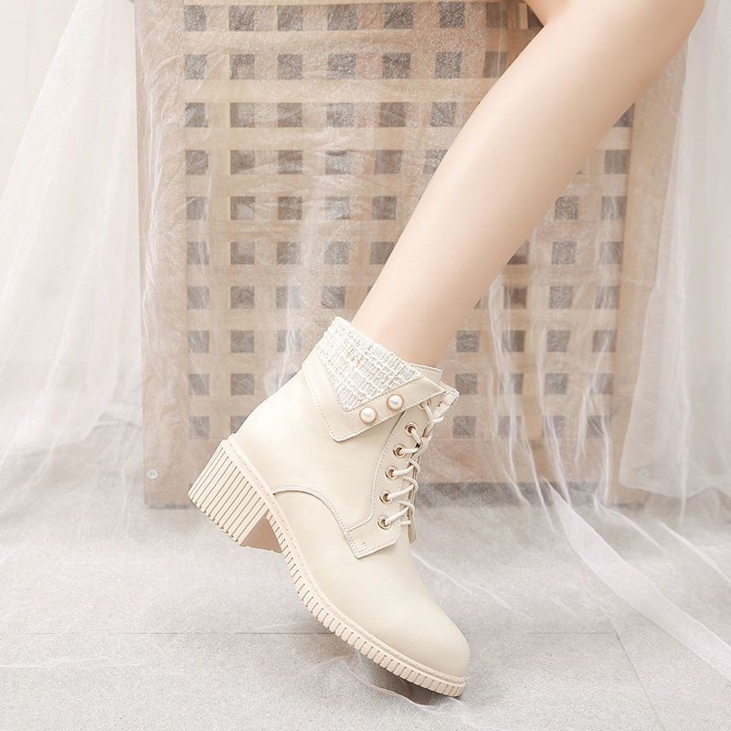 Martin Boots Knight Boots Premium Female Retro Casual