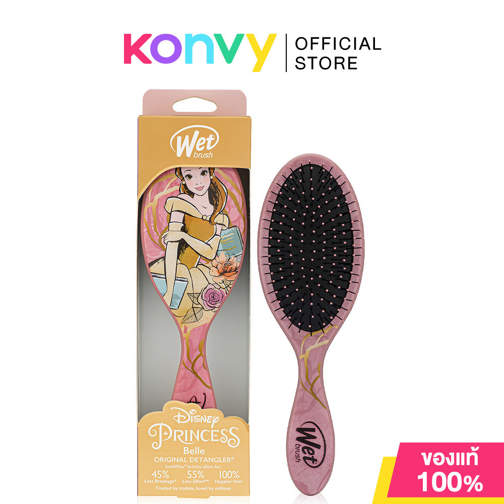 Wet Brush Disney Elegant Princess 1pc เว็ทบรัช หวีแปรงขนาดมาตรฐาน ลายเจ้าหญิงดิสนีย์.
