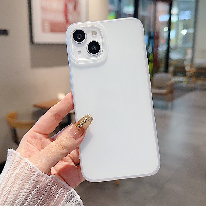 COD-ในไทย🔥เคสแฟชั่น สําหรับ iPhone 7 8 X 11 12 13 14 15 TPU เคสโทรศัพท์ฝ้า กันกระแทก Unisex - รูปที่ 5