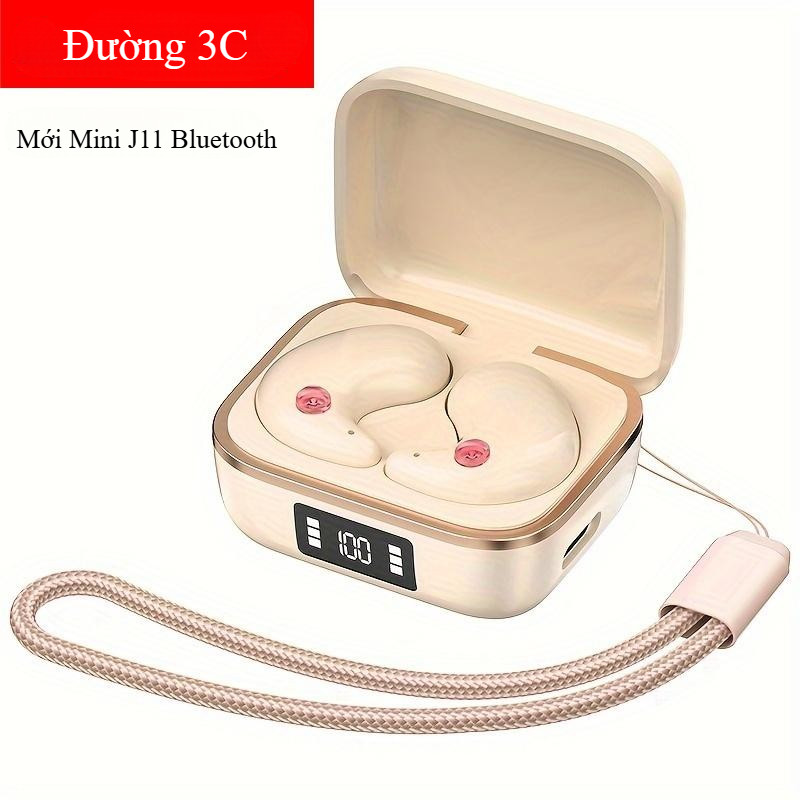 2024 สไตล์ใหม่ Mini J11 Mini Sleep ชุดหูฟังบลูทูธที่มองไม่เห็นไร้สายตัดเสียงรบกวนคุณภาพสูงกีฬา High-