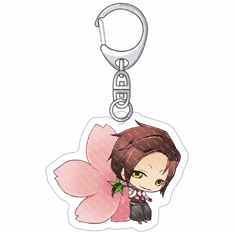 พวงกุญแจปีศาจซากุระบาง Chizuru Chizuru Toho Sanakada Soji Saito Itodo Heisuke จี้อะคริลิค